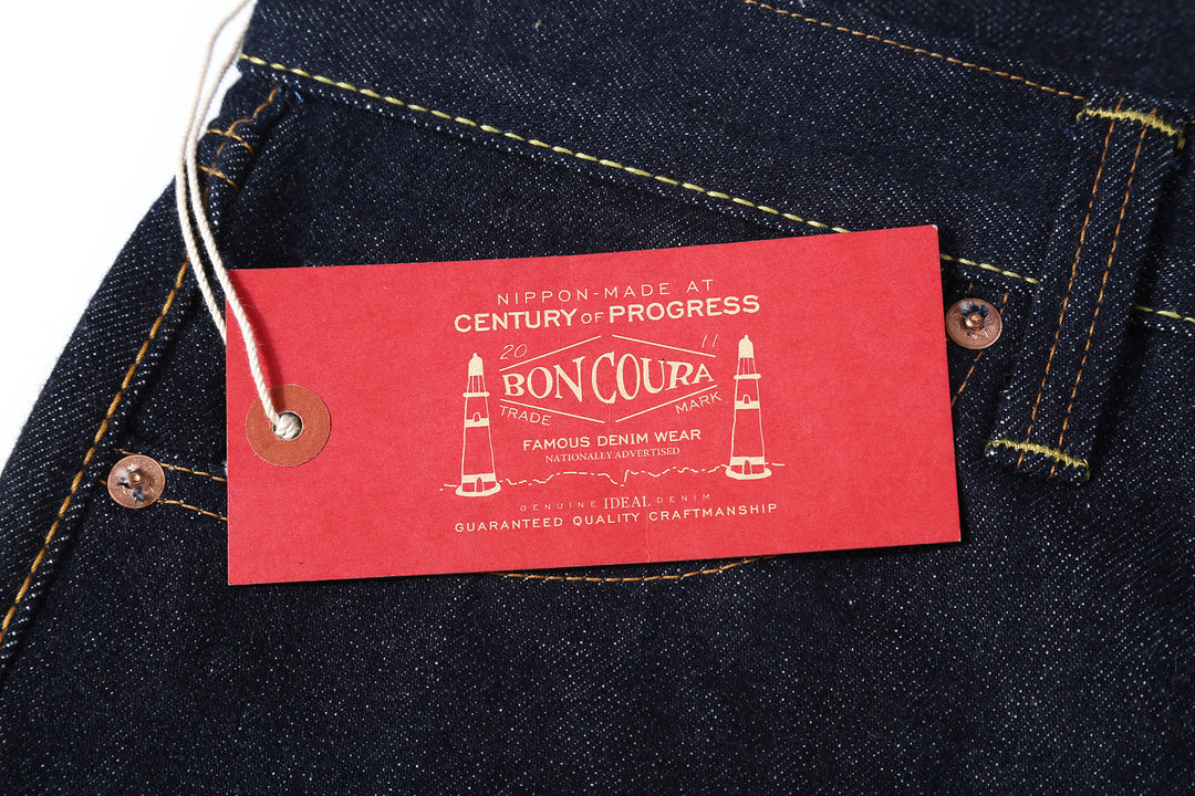 Boncoura XX 15oz Selvedge Indigo Denim - Classic Straight Fit