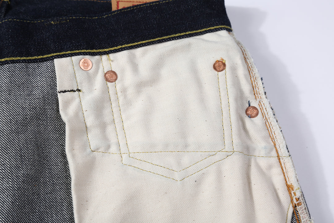 Boncoura XX 15oz Selvedge Indigo Denim - Classic Straight Fit