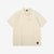 Deluxeware OCTS-00 12.5oz Loopwheeled Polo Shirt Made in Japan Ash Yel Front View