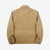 WASEW WSW-25A-002 M-421 utility hunting jacket made in Japan military outdoor jacket multi pocket beige back view