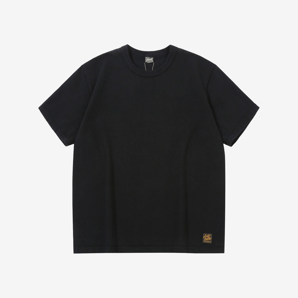 Deluxeware DXTS-00 12.5oz loopwheeled t-shirt made in Japan ultra heavyweight crew neck black