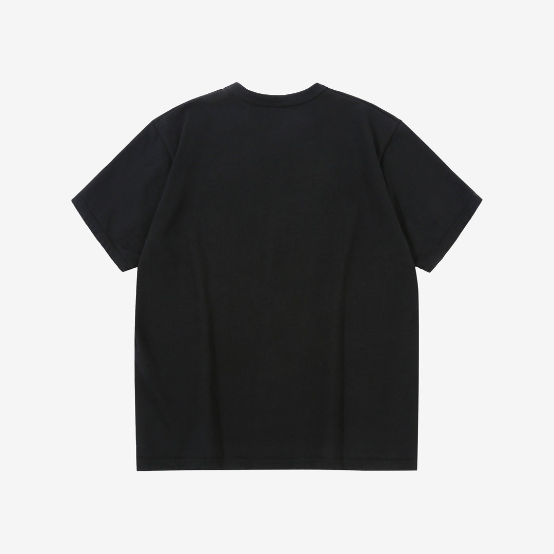 Deluxeware DXTS-00 12.5oz loopwheeled t-shirt made in Japan ultra heavyweight crew neck black
