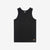 Deluxeware TNKP-00 Heavyweight Ribbed Knit Tank Top Black Front View