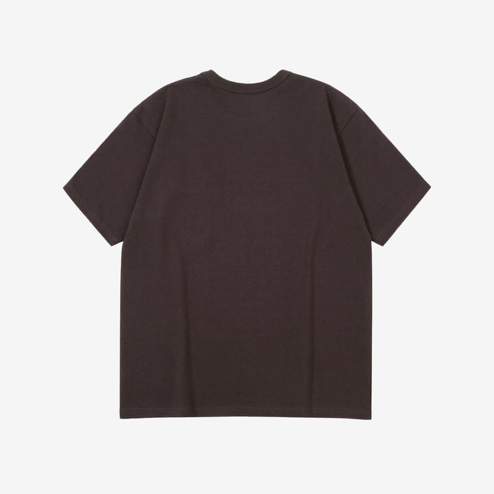 Freewheelers 2625009 Heavyweight Solid Pocket T-Shirt in Jet Black – Back View