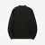 Deluxeware M300 “Azuma-Knit” Lightweight Mock Neck Sweatshirt Made in Japan Black Back View