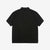 Un-Useless 170218 Plating Knit Linen Polo Shirt Made in Japan Black Back