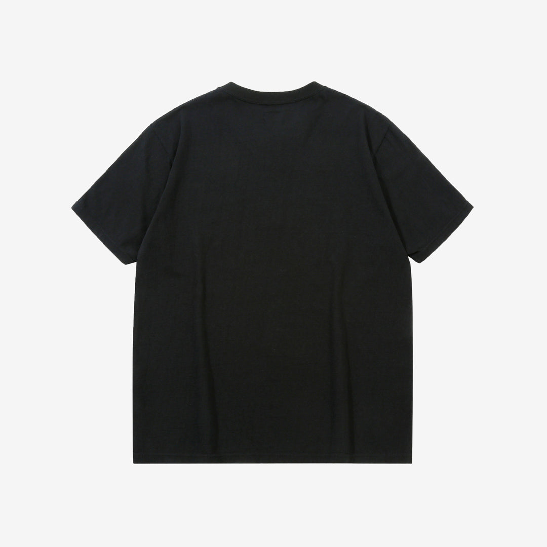 Dalee’s & Co. Spinner 1920s 4-button henley loopwheel T-shirt made in Wakayama Japan back