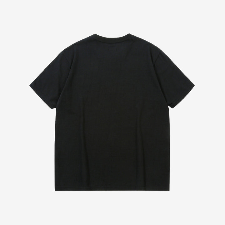 Dalee’s & Co. Spinner 1920s 4-button henley loopwheel T-shirt made in Wakayama Japan back