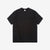 Warehouse Lot 4601 Shadow Border Slub Yarn Pocket T-Shirt Made in Japan Front View Black