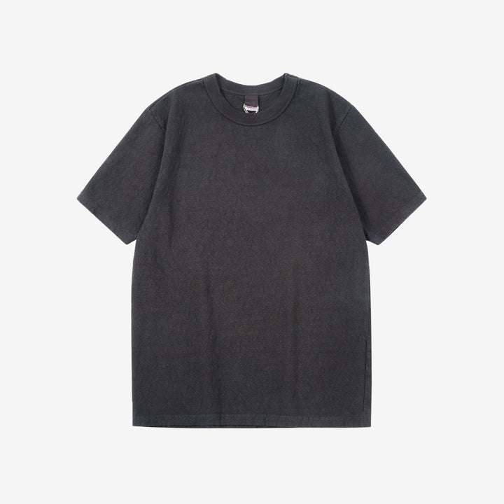 UES 652321 No.8 Slub Yarn Heavyweight T-Shirt – Black Front View