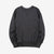 Warehouse Lot 401 plain loopwheel crewneck sweatshirt made in Japan vintage style black front view