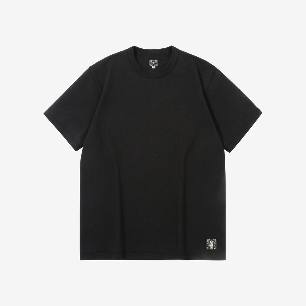 Dalee’s & Co. SAT1930 8.5oz SZ knit loopwheel T-shirt made in Japan black