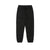 Un-Useless 170414 SWKNIT inlay knit sweatpants made in Japan tapered silhouette black front full view 