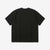 Un-Useless 170204 linen KNITEE short sleeve crew neck knit T-shirt made in Japan black back view