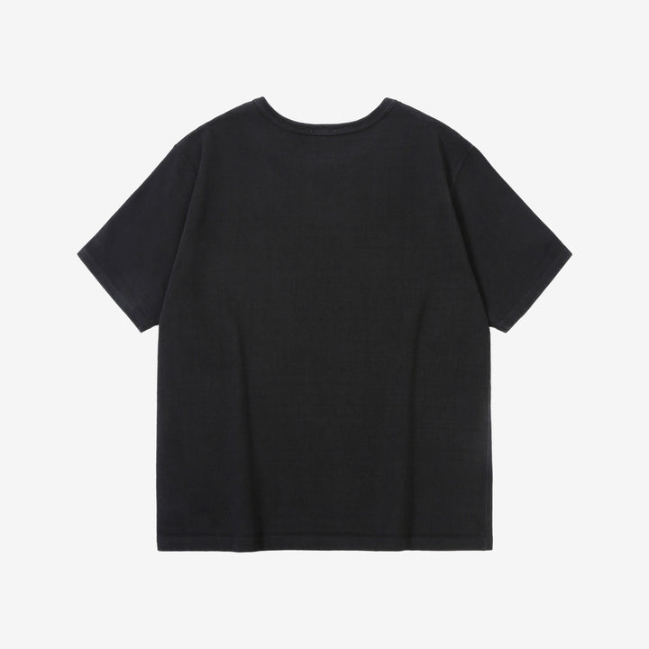 Samurai Jeans SJST-TW01 extra heavyweight T-shirt made in Japan crew neck black back view