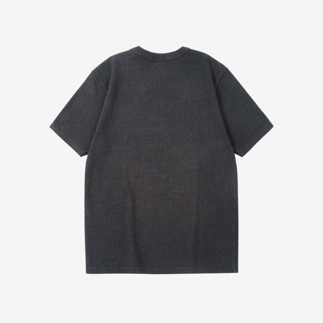 UES 652321 No.8 Slub Yarn Heavyweight T-Shirt – Black Back View