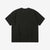Un-Useless 170205 linen KNITEE short sleeve crew neck pocket knit T-shirt made in Japan black back view