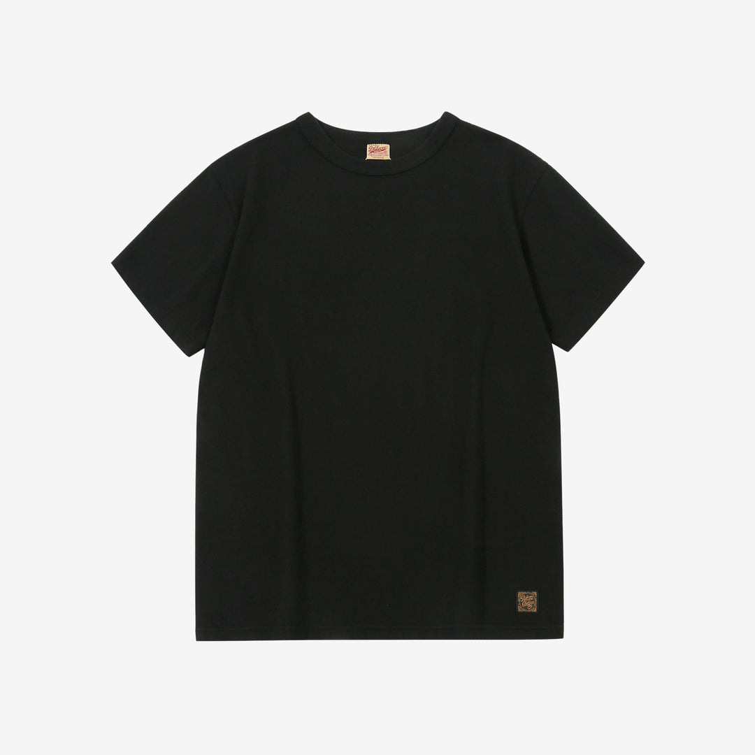 Deluxeware MTS-00 7.5oz loopwheeled T-shirt made in Japan crew neck black