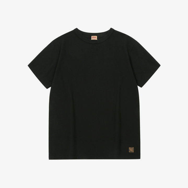 Deluxeware MTS-00 7.5oz loopwheeled T-shirt made in Japan crew neck black
