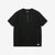 Dalee’s & Co. Spinner 1920s 4-button henley loopwheel T-shirt made in Wakayama Japan black
