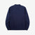 Deluxeware M300 “Azuma-Knit” Lightweight Mock Neck Sweatshirt Made in Japan Blue Black Back View