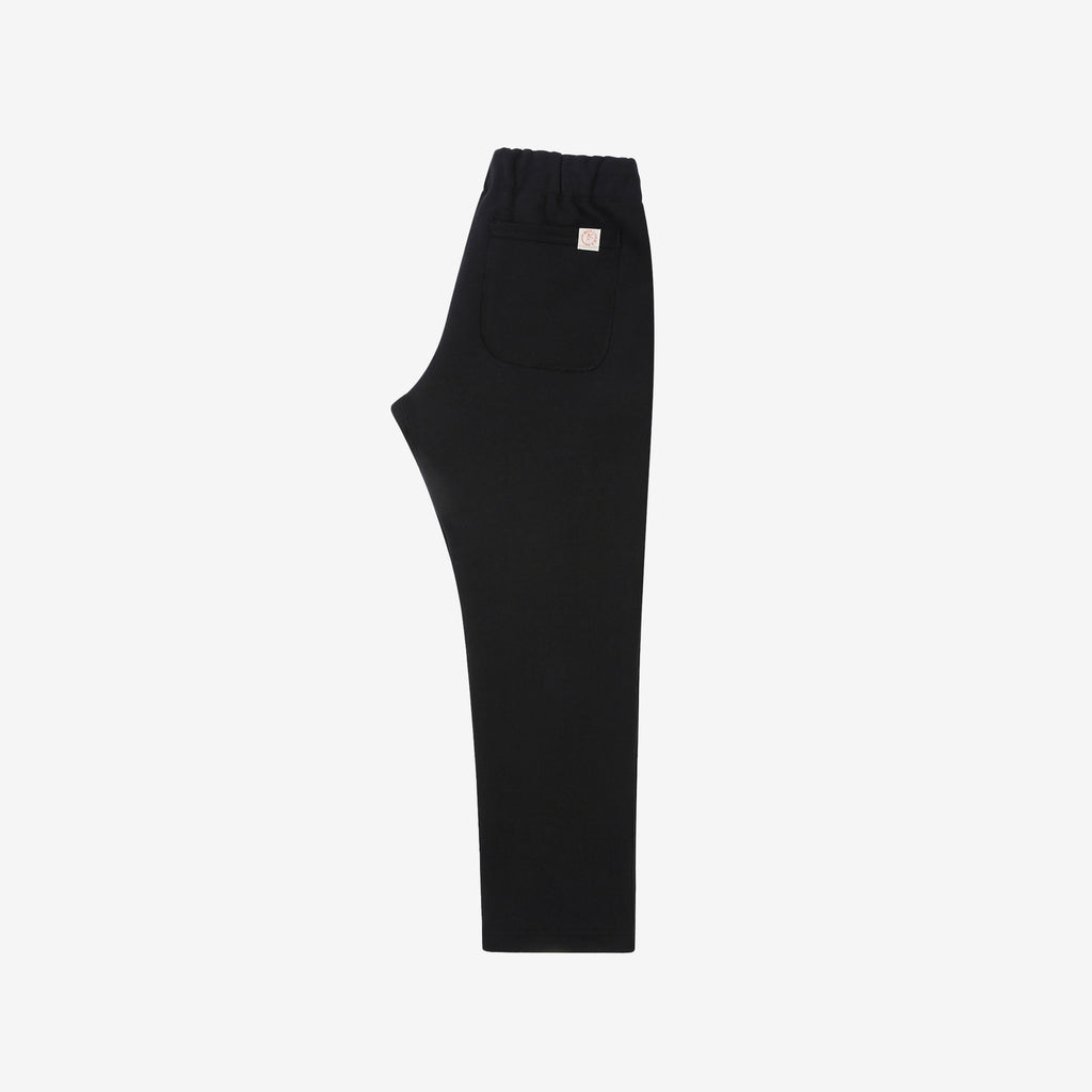boncoura heavyweight loopwheel sweat pants made in japan black