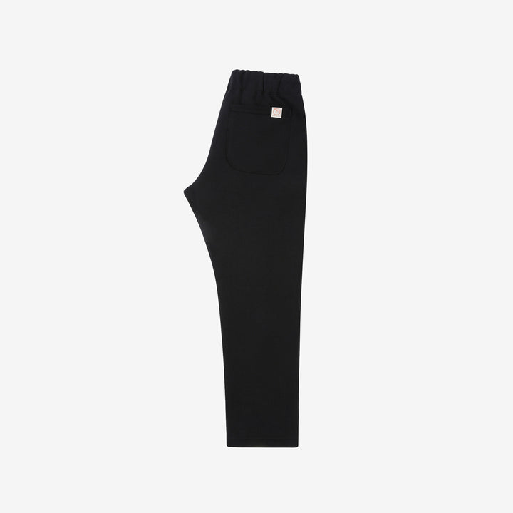 boncoura heavyweight loopwheel sweat pants made in japan black