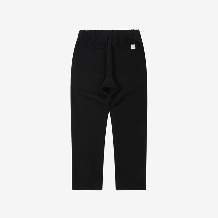 boncoura heavyweight loopwheel sweat pants made in japan black