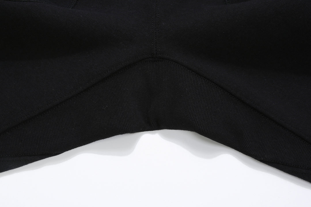 boncoura heavyweight loopwheel sweat pants made in japan black