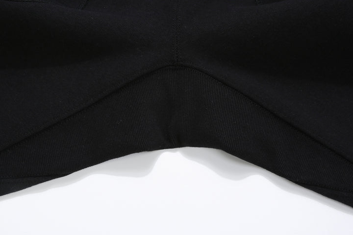 boncoura heavyweight loopwheel sweat pants made in japan black