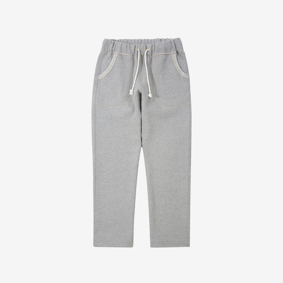 boncoura loopwheel heavyweight sweatpants made in japan grey