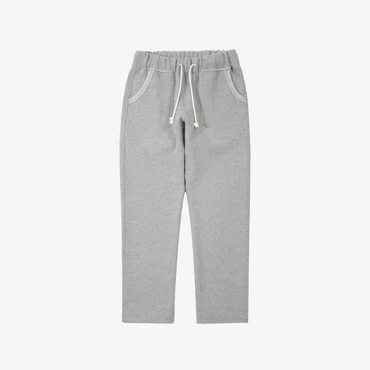 boncoura loopwheel heavyweight sweatpants made in japan grey