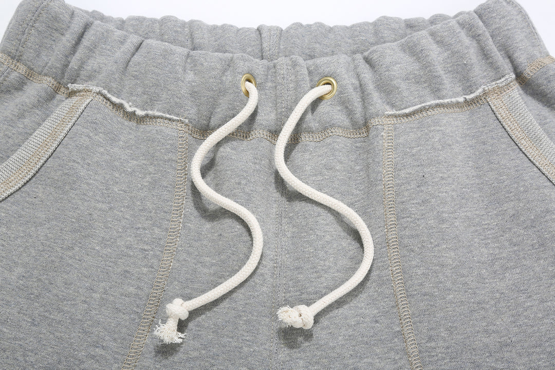 boncoura loopwheel heavyweight sweatpants made in japan grey