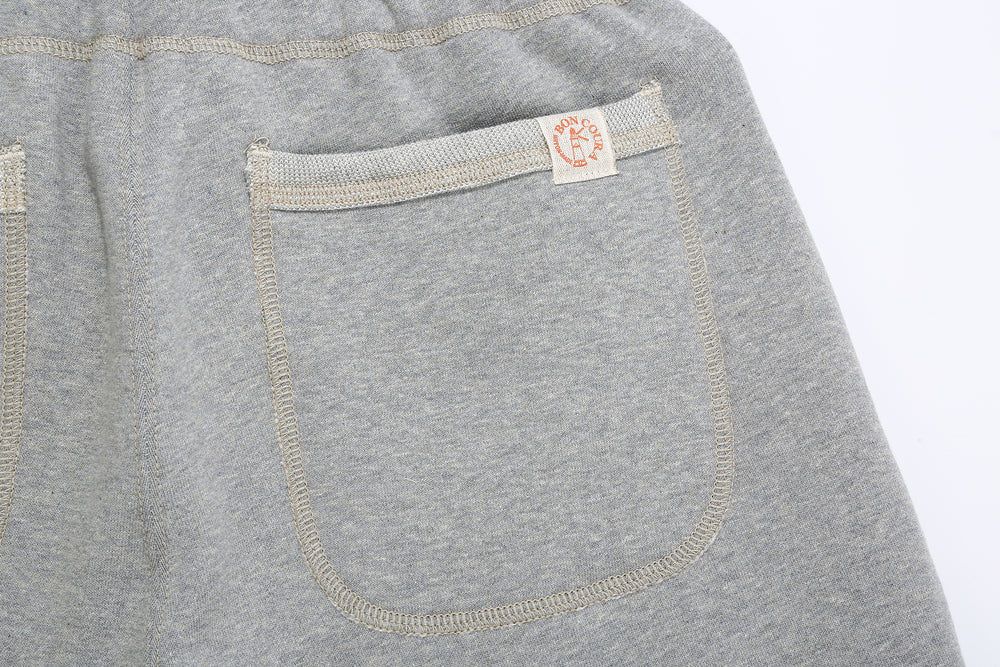boncoura loopwheel heavyweight sweatpants made in japan grey