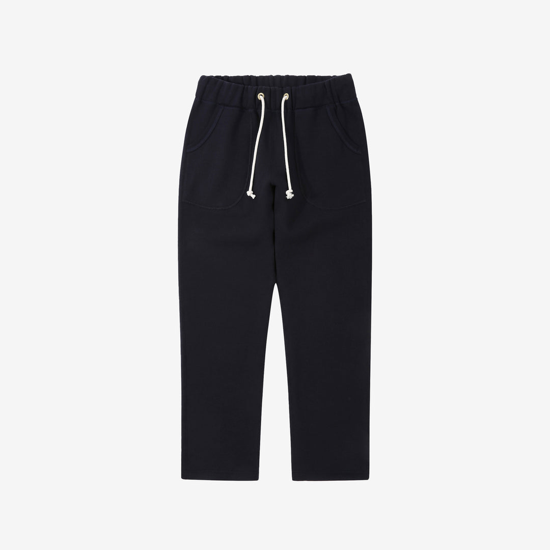 boncoura heavyweight loopwheel sweat pants made in japan navy