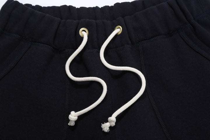 boncoura heavyweight loopwheel sweat pants made in japan navy