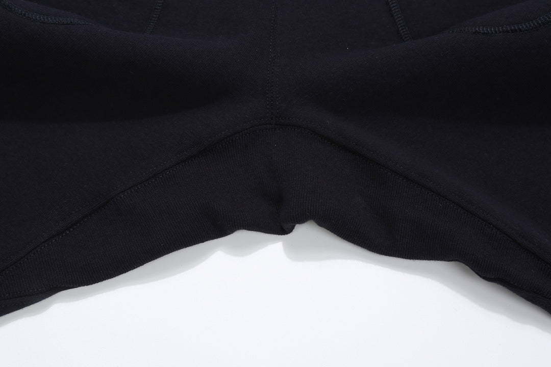 boncoura heavyweight loopwheel sweat pants made in japan navy