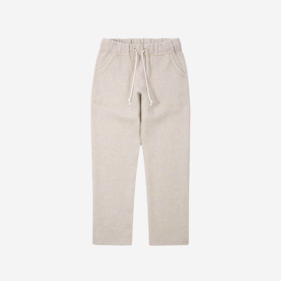 boncoura loopwheel heavyweight sweatpants made in japan oatmeal