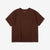 Boncoura High Density Heavyweight Pocket T-Shirt Made in Japan Brown Front