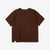 Boncoura High Density Heavyweight Pocket T-Shirt Made in Japan Brown Back