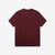 Warehouse Lot 4601 ROLLA shadow border slub yarn crew neck T-shirt knit made in Japan burgundy back view