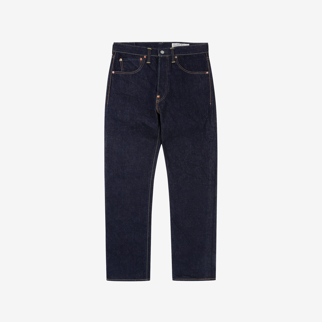boncoura xx 15oz selvedge cinch back denim regular straight fit indigo