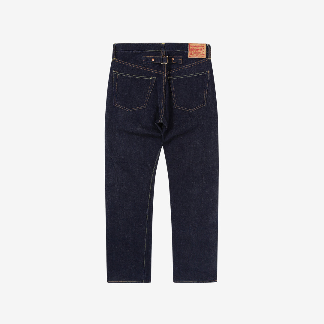 boncoura xx 15oz selvedge cinch back denim regular straight fit indigo