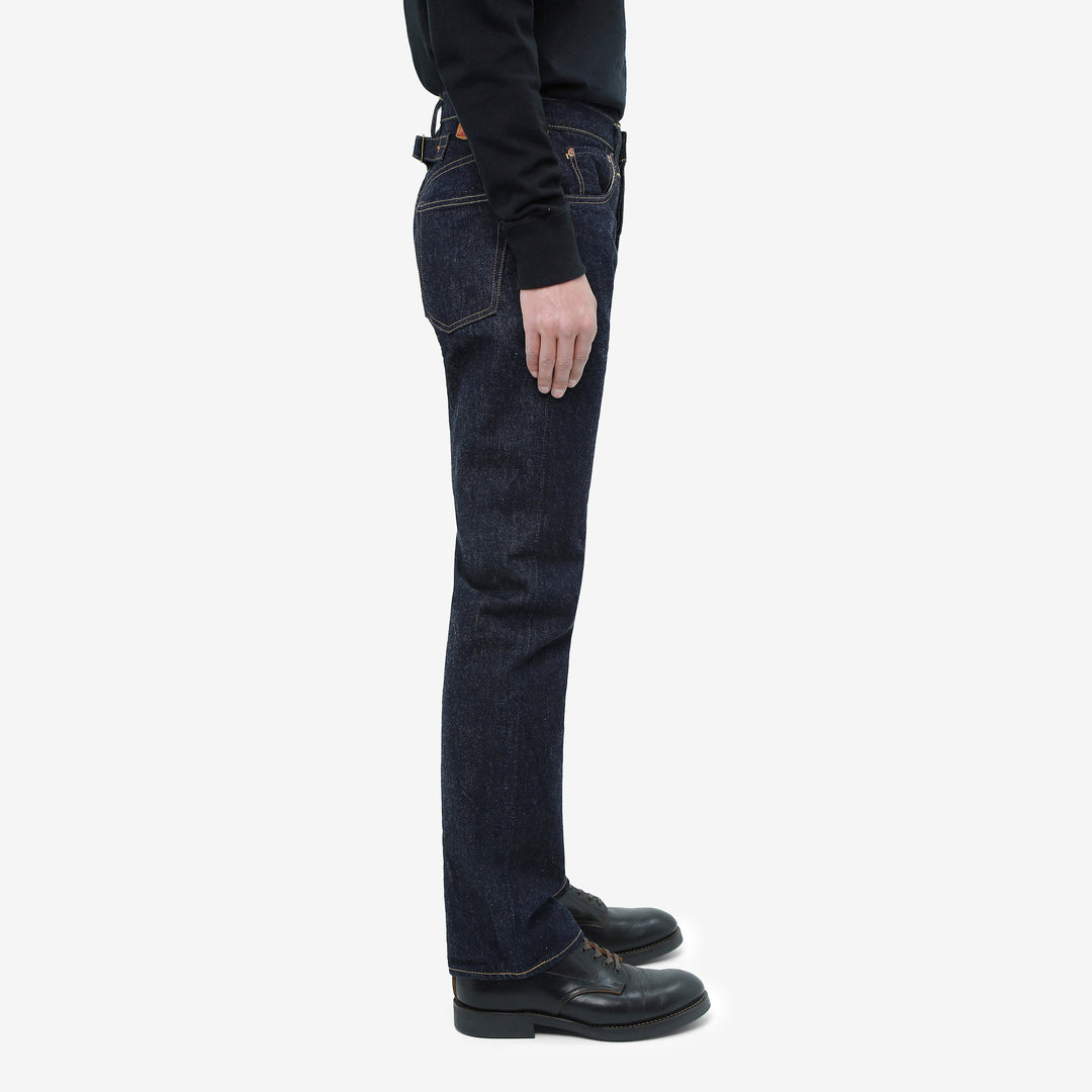 boncoura xx 15oz selvedge cinch back denim regular straight fit indigo
