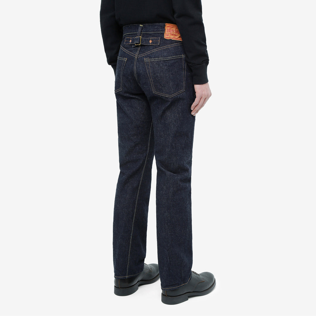 boncoura xx 15oz selvedge cinch back denim regular straight fit indigo