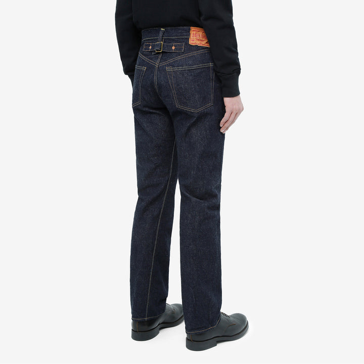 boncoura xx 15oz selvedge cinch back denim regular straight fit indigo