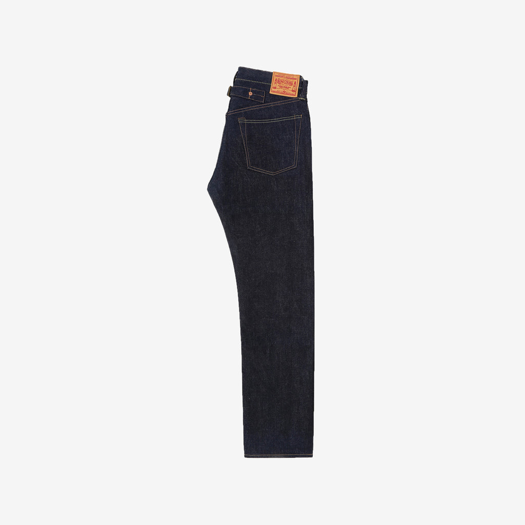 boncoura xx 15oz selvedge cinch back denim regular straight fit indigo