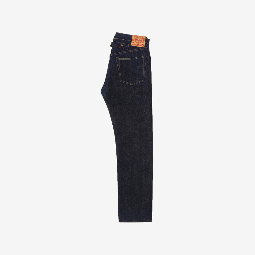 boncoura xx 15oz selvedge cinch back denim regular straight fit indigo