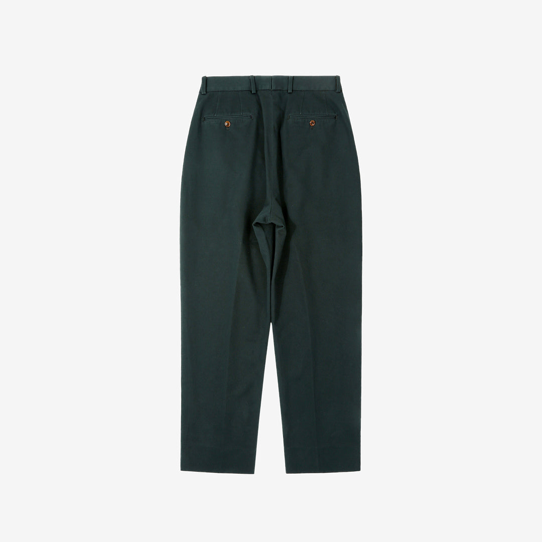 NEAT 26-01NC wide tapered trousers Japanese chino pants back