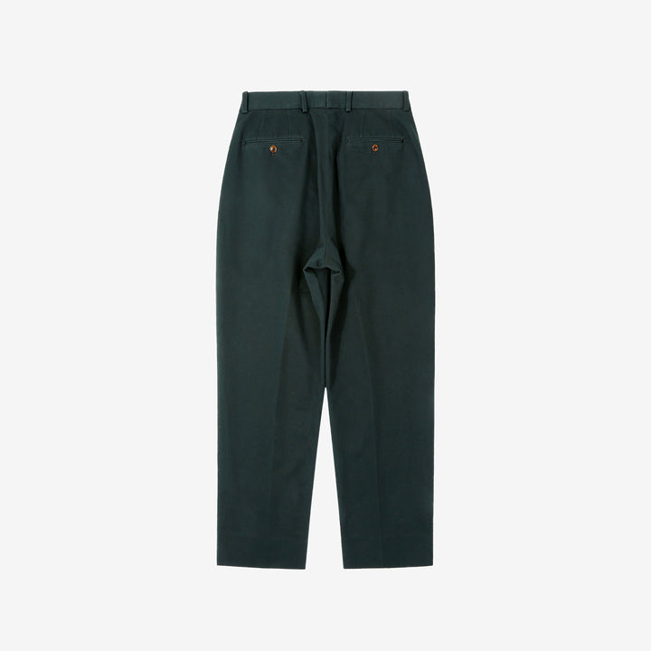 NEAT 26-01NC wide tapered trousers Japanese chino pants back